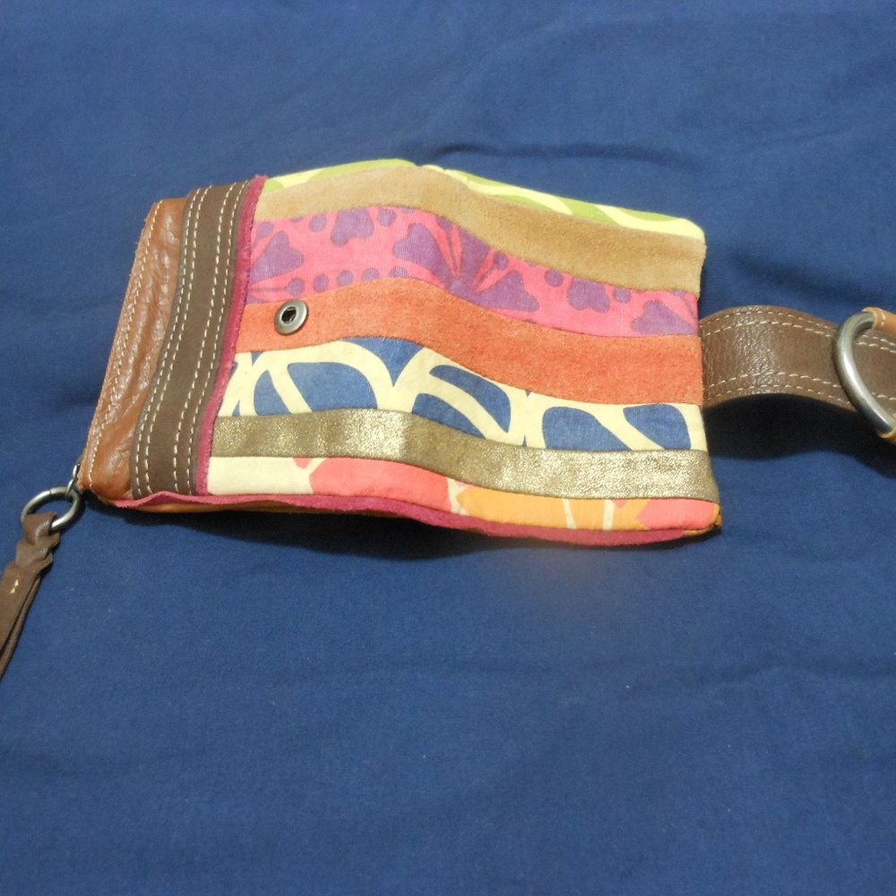 Fossil leather & cloth wallet